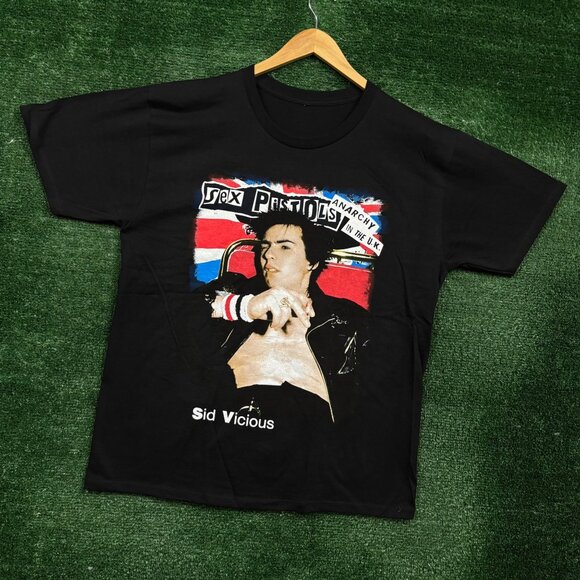 Sex Pistols Anarchy in the UK Sid Vicious T-shirt size large - Picture 3 of 4